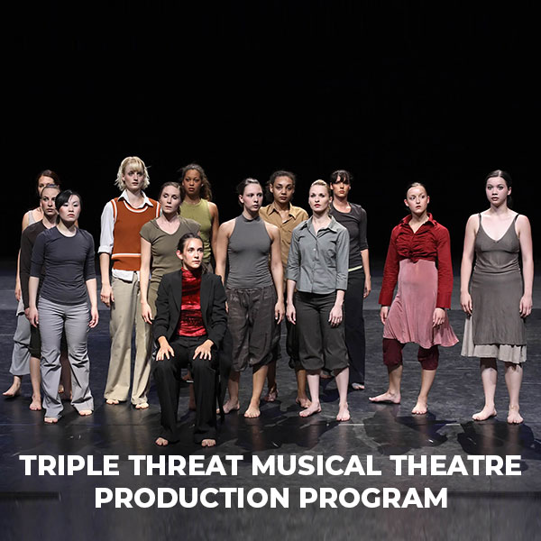 Triple Threat Musical Theatre Production Program The Travelling Stage